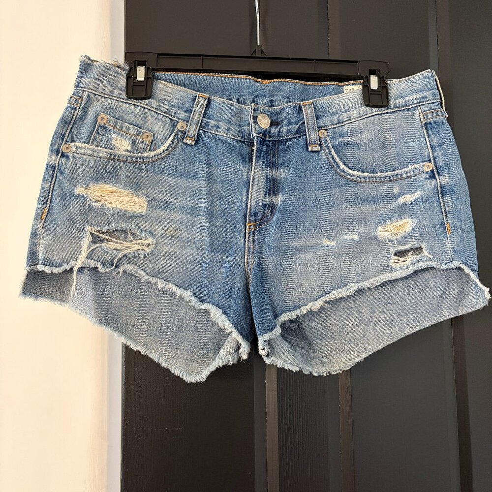 Rag & Bone Distressed Denim Shorts – Size 26